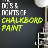 How To Take Chalkboard Paint Off Walls