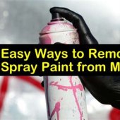 How To Take Spray Paint Off Walls
