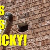 Repair Large Hole In Exterior Brick Wall