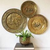 Brass Wall Plates Decor
