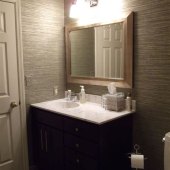 Can Grasscloth Wallpaper Be Used In A Bathroom