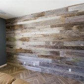 Gray Wood Wall Planks