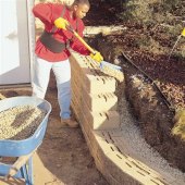 How To Build Cement Stone Wall