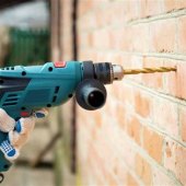 How To Drill Into Brick Wall At Home