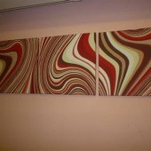 Red And Brown Wall Art