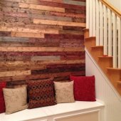 Stained Wood Wall