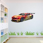 Vintage Race Car Wall Decals